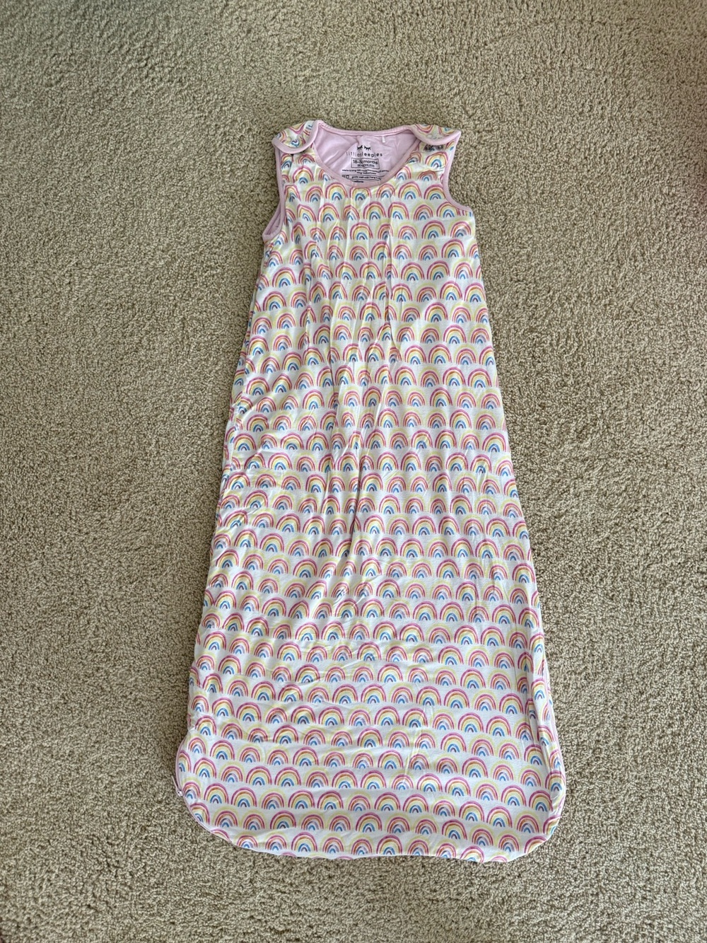 Little Sleepies Pastel Rainbows Sleep Sack